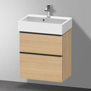 Duravit D-Neo vanity unit Compact with 2 pull-out compartments