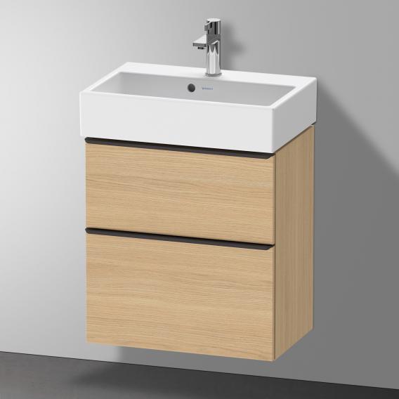 Duravit D-Neo 梳妝台 緊湊型，帶有 2 個拉出式隔層