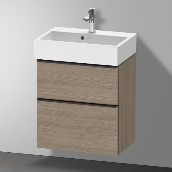 Duravit D-Neo 梳妝台 緊湊型，帶有 2 個拉出式隔層