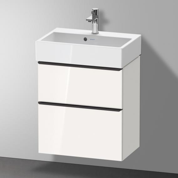 Duravit D-Neo 梳妝台 緊湊型，帶有 2 個拉出式隔層