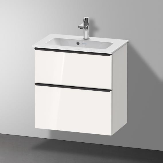 Duravit D-Neo 梳妝台 緊湊型，帶有 2 個拉出式隔層