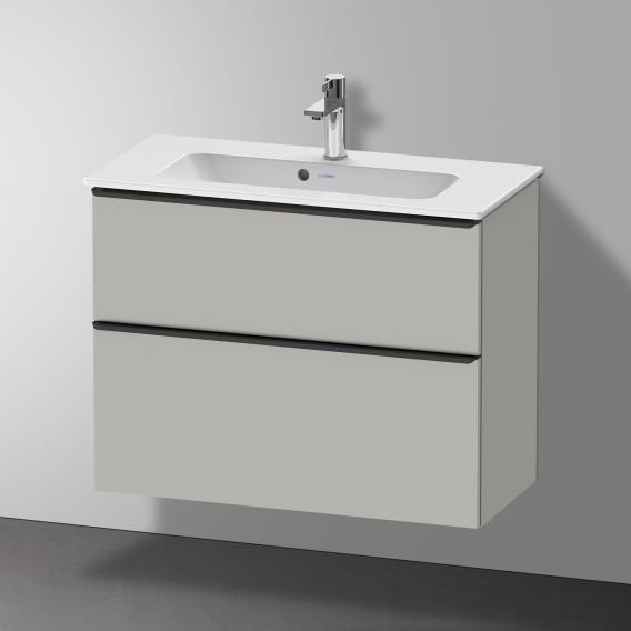 Duravit D-Neo 梳妝台 緊湊型，帶有 2 個拉出式隔層