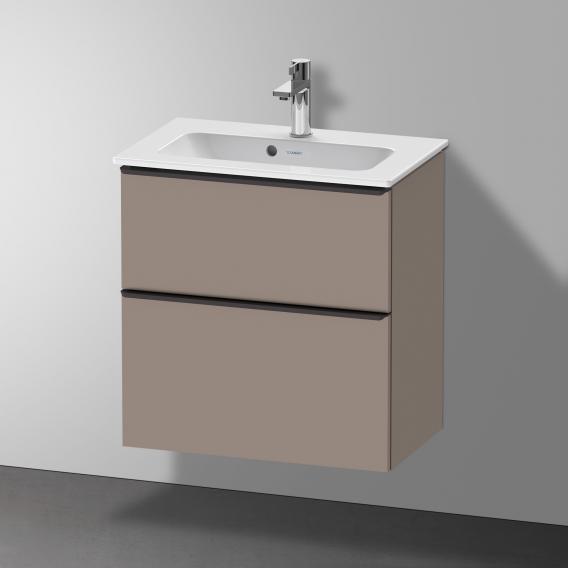 Duravit D-Neo 梳妝台 緊湊型，帶有 2 個拉出式隔層