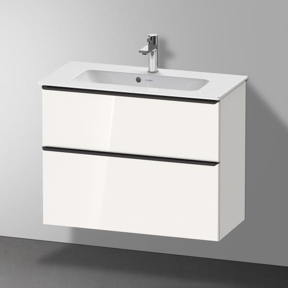 Duravit D-Neo 梳妝台 緊湊型，帶有 2 個拉出式隔層