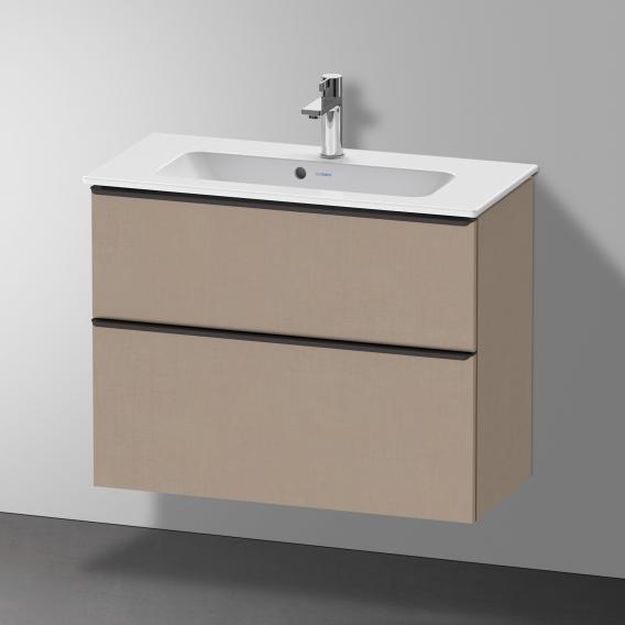 Duravit D-Neo 梳妝台 緊湊型，帶有 2 個拉出式隔層