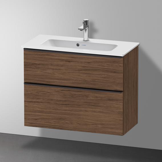 Duravit D-Neo vanity unit Compact with 2 pull-out compartments