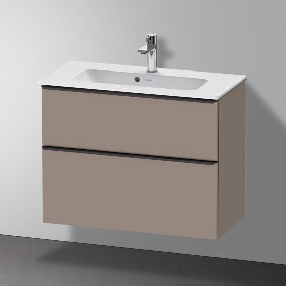 Duravit D-Neo 梳妝台 緊湊型，帶有 2 個拉出式隔層