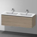 Duravit D-Neo vanity unit for double washbasin with 1 pull-out compartment