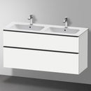 Duravit D-Neo vanity unit for double washbasin with 2 pull-out compartments