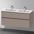 Duravit D-Neo vanity unit for double washbasin with 2 pull-out compartments