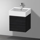 Duravit D-Neo vanity unit with 1 pull-out compartment black oak