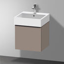 Duravit D-Neo vanity unit with 1 pull-out compartment matt basalt