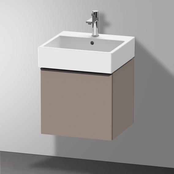 Duravit D-Neo 梳妝台，附 1 個拉出式隔層 霧面玄武岩