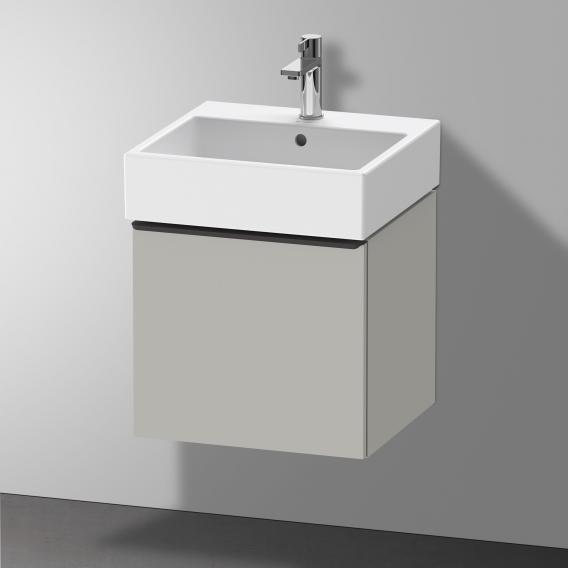 Duravit D-Neo 梳妝台搭配 1 個拉出式隔間 霧面混凝土灰色