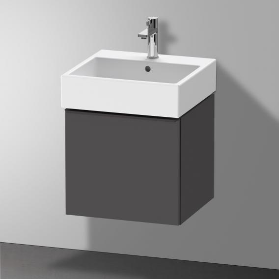 Duravit D-Neo vanity unit with 1 pull-out compartment matt graphite