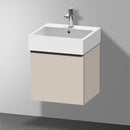 Duravit D-Neo vanity unit with 1 pull-out compartment matt taupe