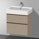 Duravit D-Neo vanity unit with 2 pull-out compartments linen
