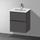 Duravit D-Neo vanity unit for hand washbasin with 2 pull-out compartments