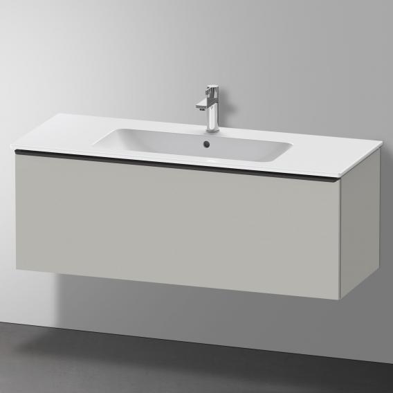 Duravit D-Neo 梳妝台搭配 1 個拉出式隔間 霧面混凝土灰色