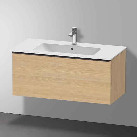 Duravit D-Neo vanity unit with 1 pull-out compartment natural oak