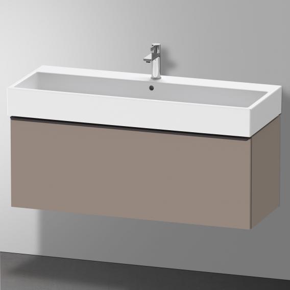 Duravit D-Neo vanity unit with 1 pull-out compartment matt basalt