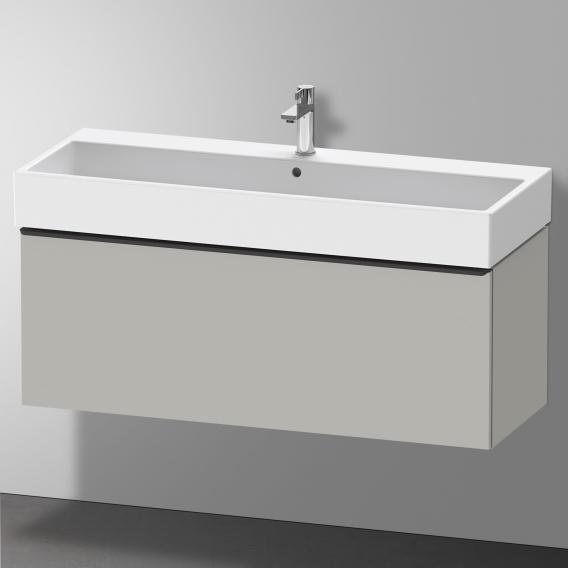 Duravit D-Neo 梳妝台搭配 1 個拉出式隔間 霧面混凝土灰色