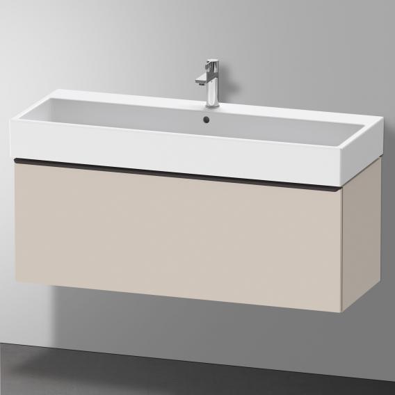 Duravit D-Neo 梳妝台搭配 1 個拉出式隔層 霧面灰褐色