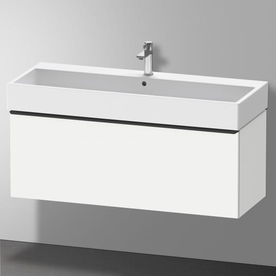 Duravit D-Neo 梳妝台搭配 1 個拉出式隔層 霧面白色