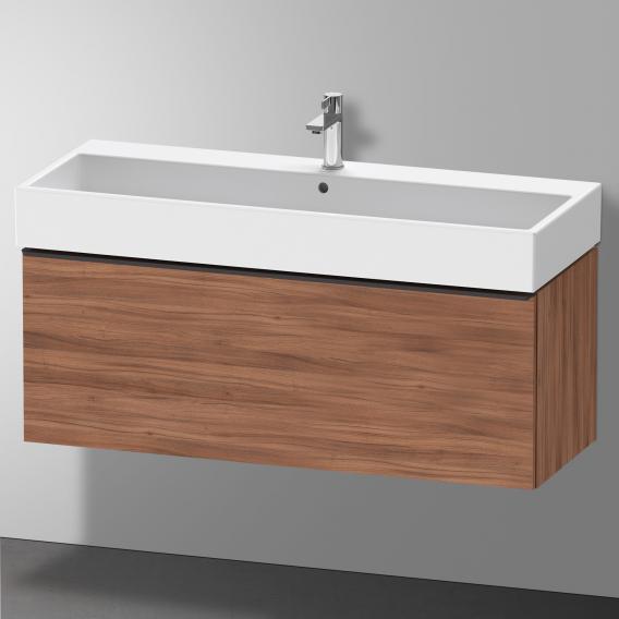 Duravit D-Neo vanity unit with 1 pull-out compartment natural walnut