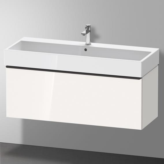 Duravit D-Neo 梳妝台，附 1 個拉出式隔層，白色高光