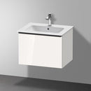 Duravit D-Neo vanity unit with 1 pull-out compartment white high gloss