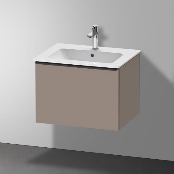 Duravit D-Neo vanity unit with 1 pull-out compartment matt basalt