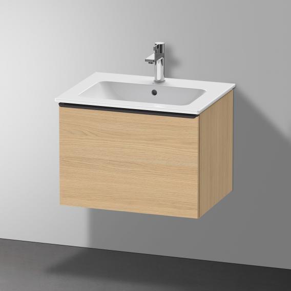 Duravit D-Neo 梳妝台搭配 1 個拉出式隔層天然橡木