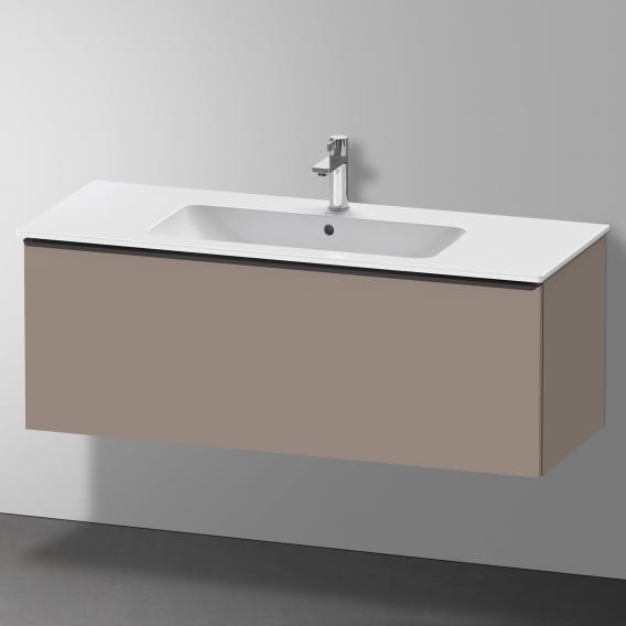 Duravit D-Neo vanity unit with 1 pull-out compartment matt basalt