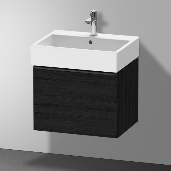 Duravit D-Neo vanity unit with 1 pull-out compartment black oak