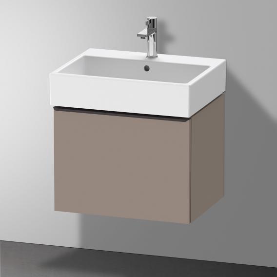 Duravit D-Neo 梳妝台，附 1 個拉出式隔層 霧面玄武岩