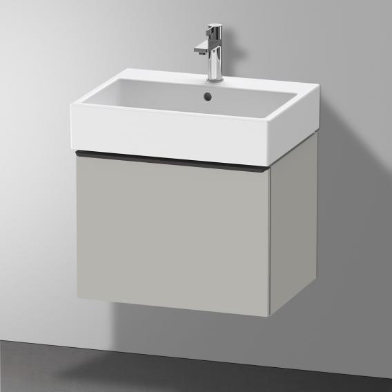 Duravit D-Neo 梳妝台搭配 1 個拉出式隔間 霧面混凝土灰色