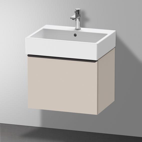 Duravit D-Neo 梳妝台搭配 1 個拉出式隔層 霧面灰褐色