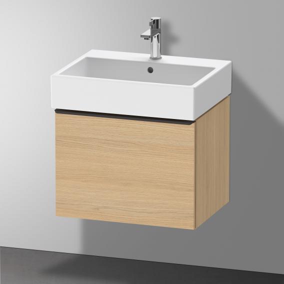 Duravit D-Neo vanity unit with 1 pull-out compartment natural oak