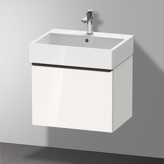 Duravit D-Neo 梳妝台，附 1 個拉出式隔層，白色高光