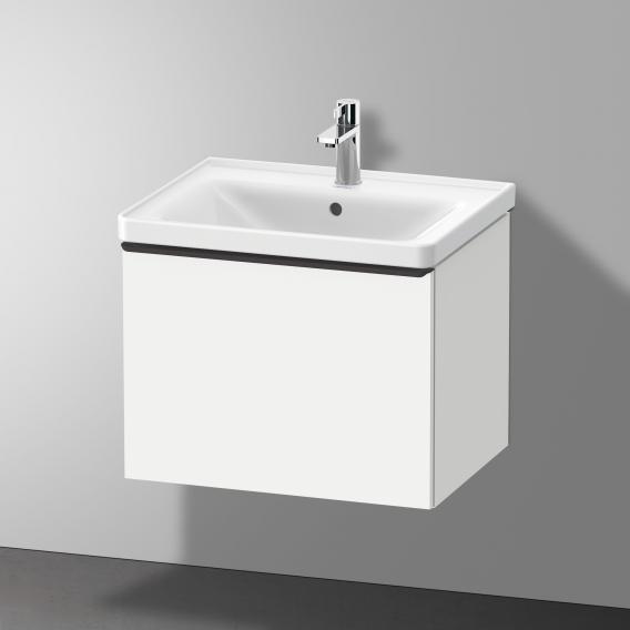 Duravit D-Neo 梳妝台搭配 1 個拉出式隔層 霧面白色