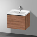 Duravit D-Neo vanity unit with 1 pull-out compartment natural walnut