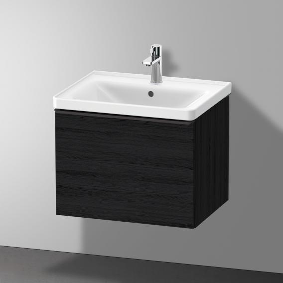 Duravit D-Neo vanity unit with 1 pull-out compartment black oak