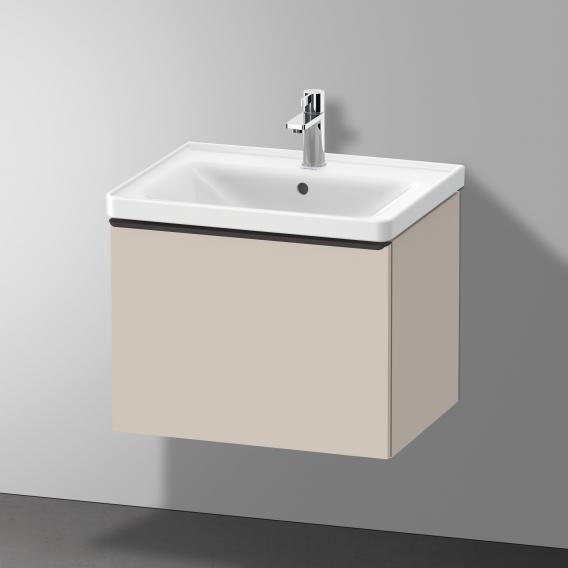 Duravit D-Neo 梳妝台搭配 1 個拉出式隔層 霧面灰褐色