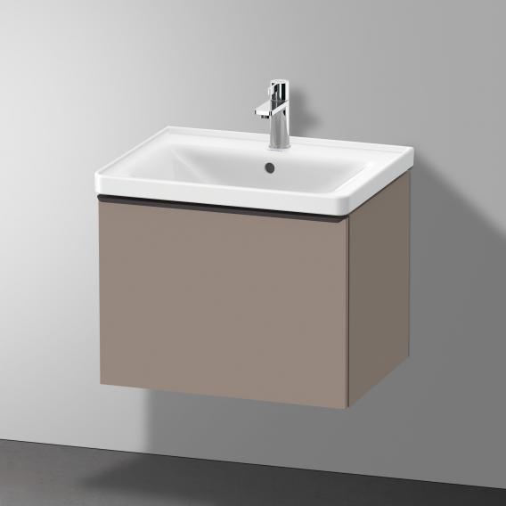 Duravit D-Neo vanity unit with 1 pull-out compartment matt basalt