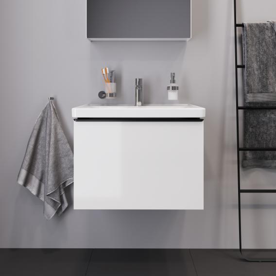 Duravit D-Neo vanity unit with 1 pull-out compartment white high gloss