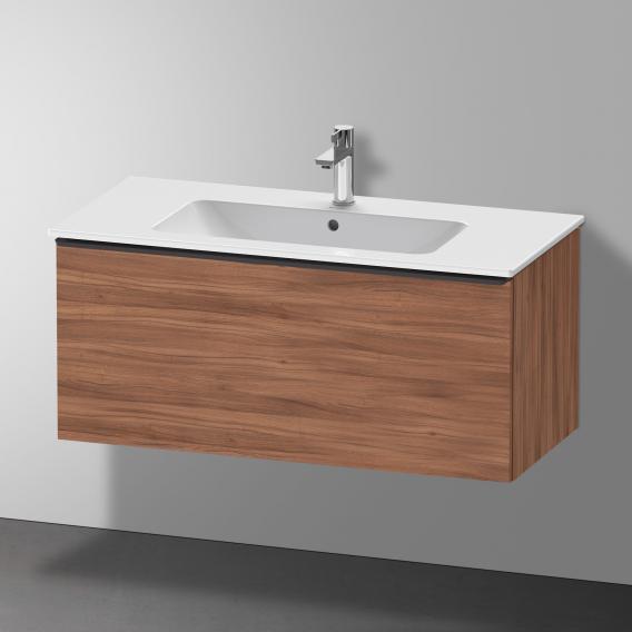 Duravit D-Neo vanity unit with 1 pull-out compartment natural walnut