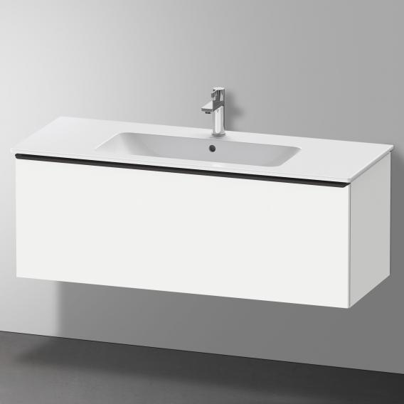 Duravit D-Neo 梳妝台搭配 1 個拉出式隔層 霧面白色