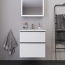 Duravit D-Neo vanity unit with 2 pull-out compartments matt white