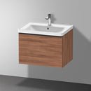 Duravit D-Neo vanity unit with 1 pull-out compartment natural walnut